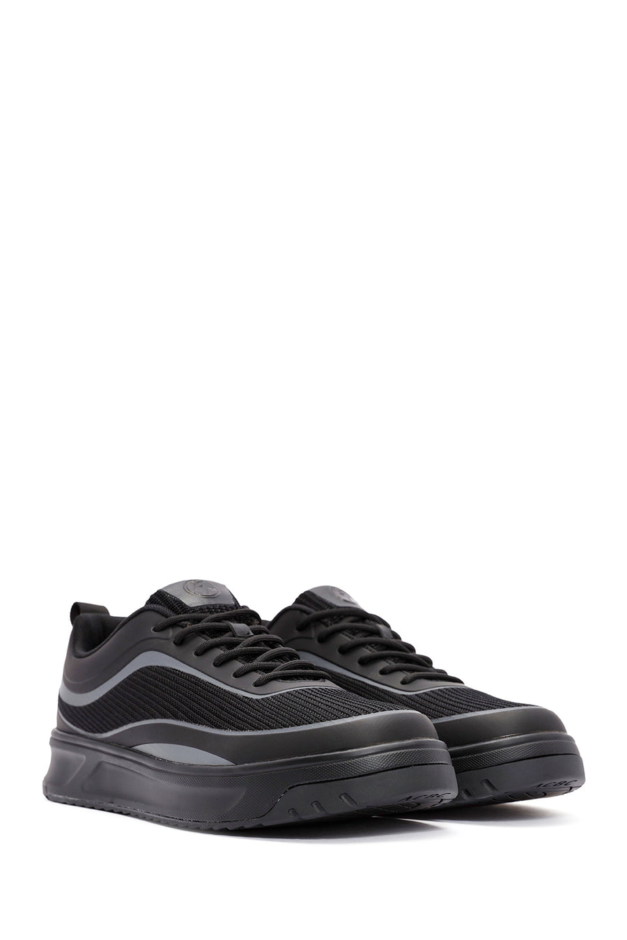 ACBC x Derimod Men's Black Lace-Up Sneakers