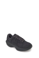 Male Gray Lace-Up Thick-Soled Fabric Sneaker | Derimod