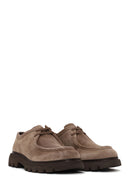Male Mink Lace-Up Thick-Soled Suede Casual Shoes | Derimod