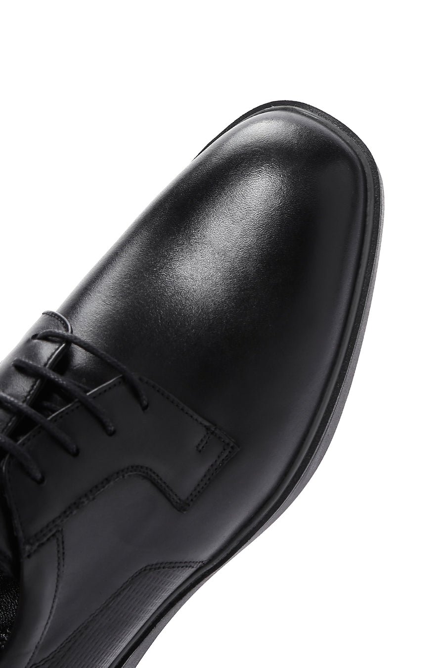 Men's Black Leather Casual Shoes