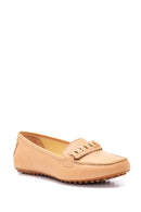 Kadın Camel Deri Loafer | Derimod