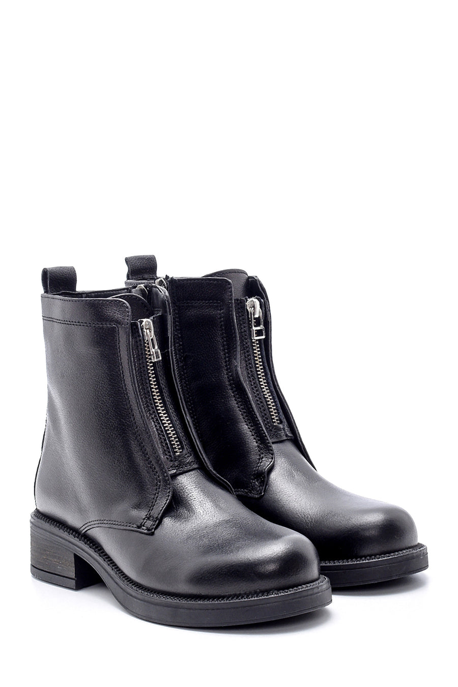 Women's Zipper Detailed Boots