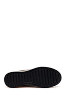 Kadın Siyah Bağcıklı Dolgu Topuklu Sneaker | Derimod