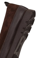 Woman Brown Suede Comfort Loafer | Derimod