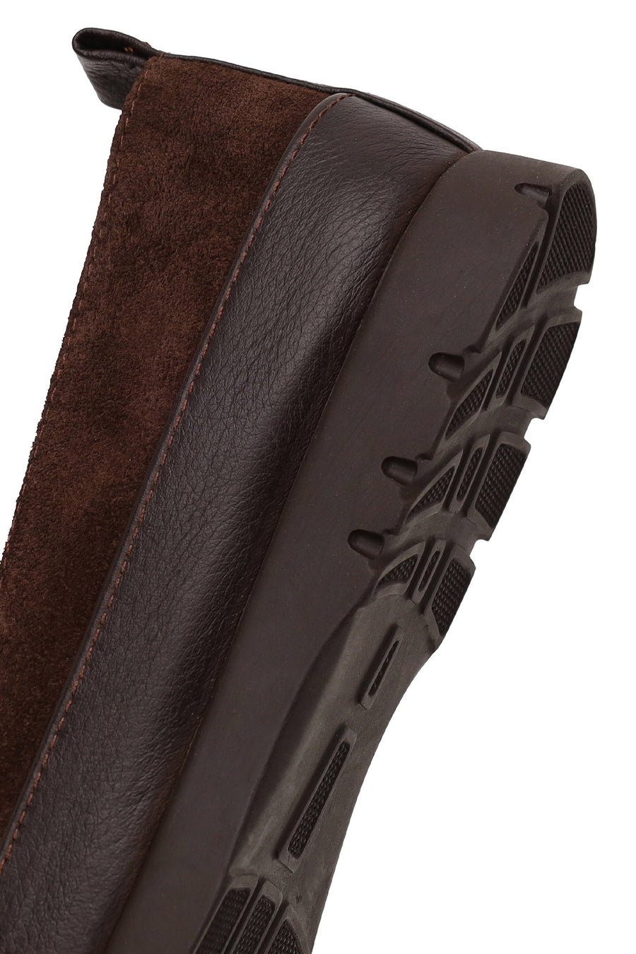 Woman Brown Suede Comfort Loafer