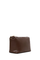 Woman Brown Accessory-Detail Printed Shoulder Bag | Derimod