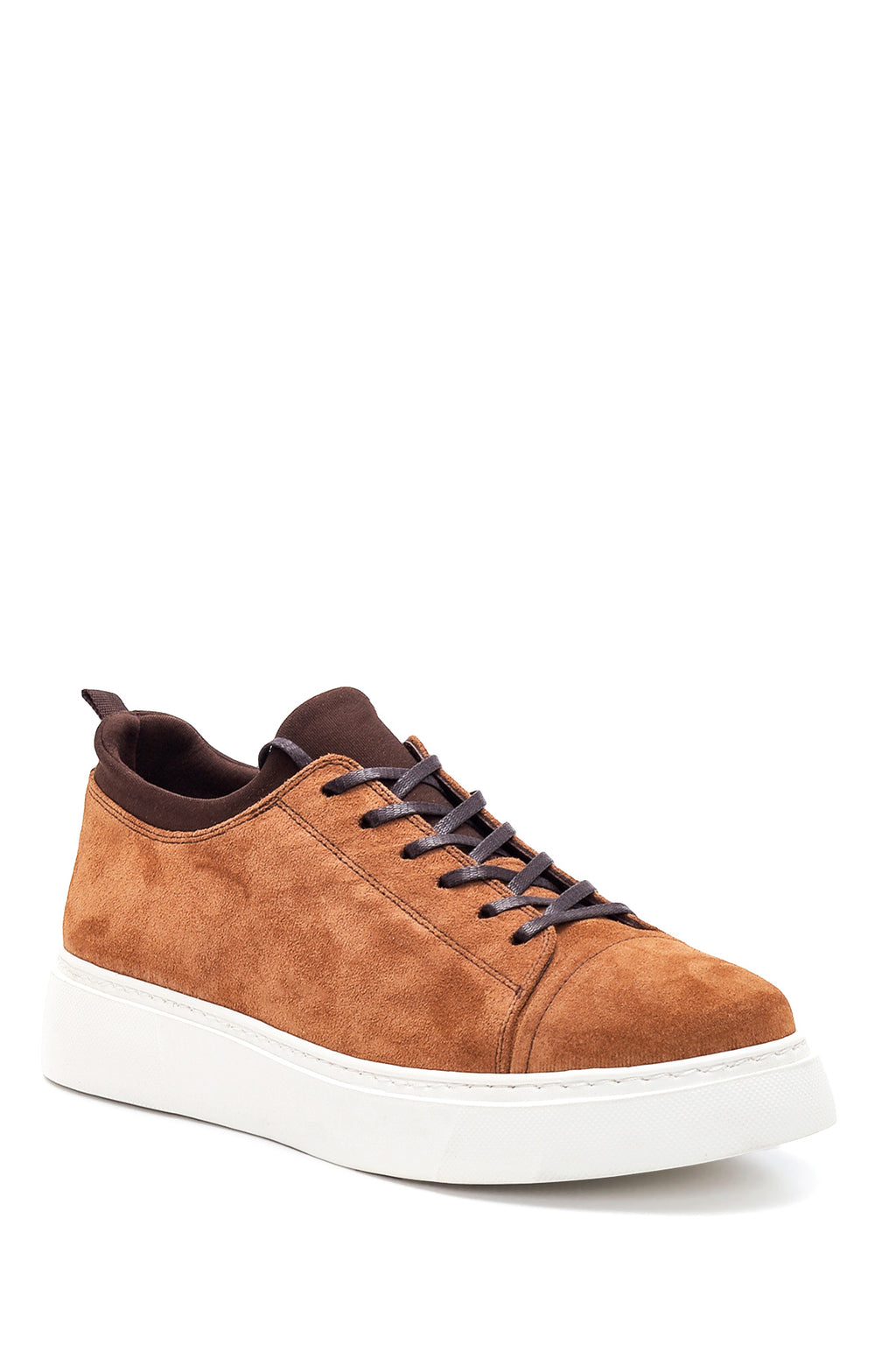 Erkek Taba Süet Deri Sneaker
