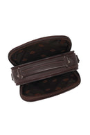 Male Brown Leather Handbag | Derimod