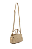Woman Beige Long Strap Classic Shoulder Bag | Derimod