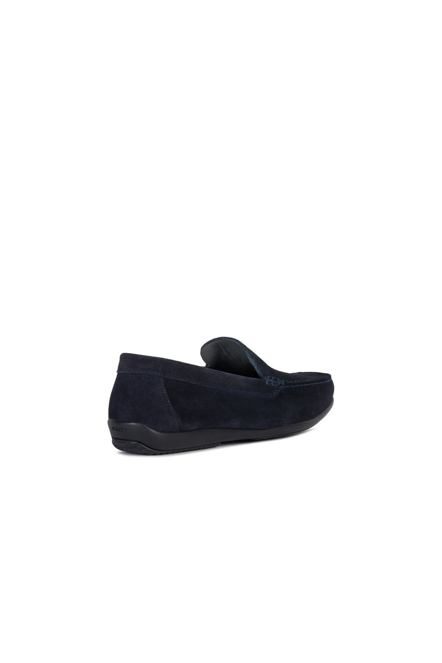 Geox Men's Navy Blue Ascanio Suede Leather Casual Loafer