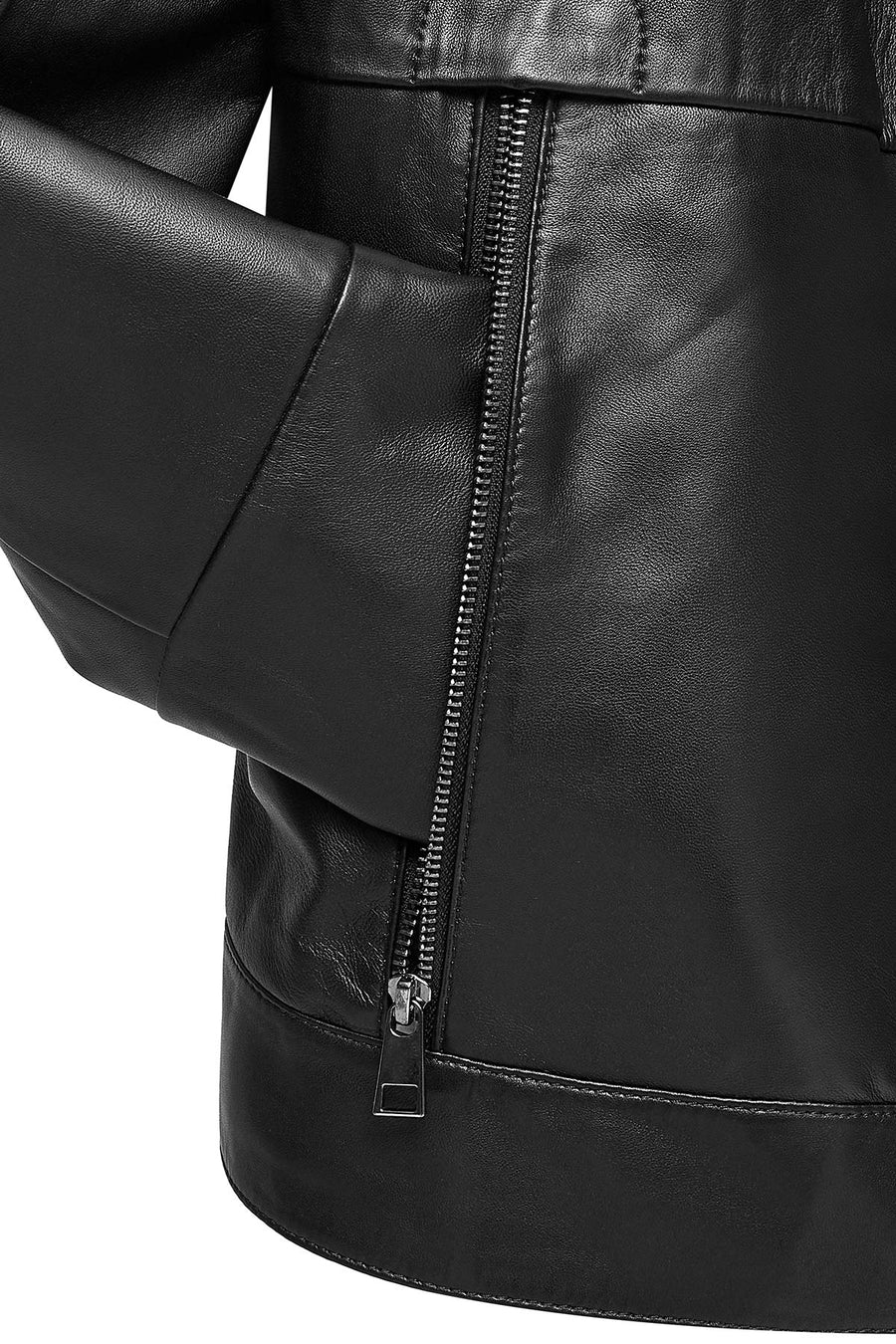 Luisa Women's Black Leather Jacket