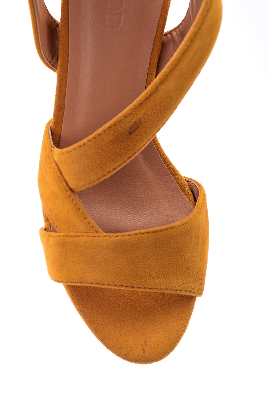 Women's Suede Platform Heeled Shoes