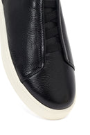 Erkek Siyah Deri Sneaker | Derimod