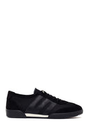 Woman Black Lace-Up Leather Sneaker | Derimod