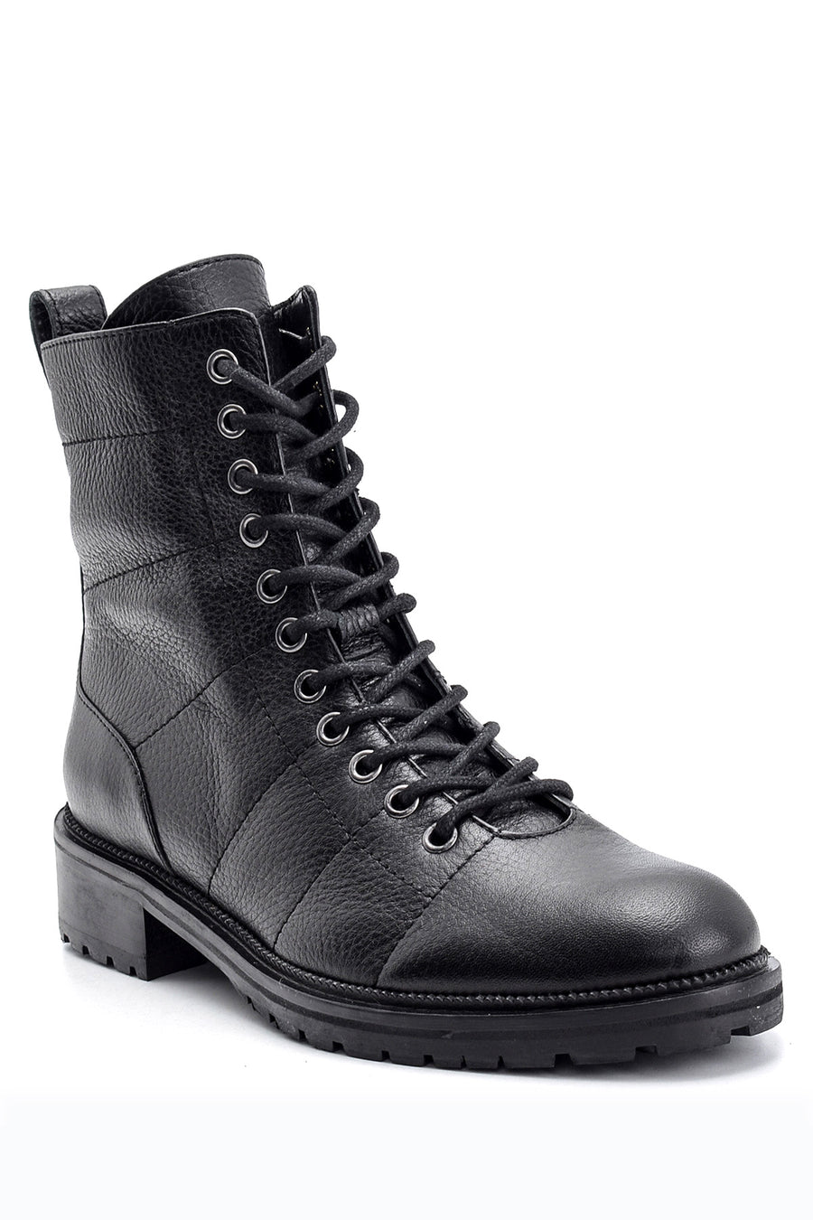 Women's Lace-Up Leather Boots