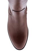 Women's Leather Heeled Boots | Derimod