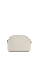 Women's Beige Knitted Patterned Long Strap Crossbody Bag | Derimod