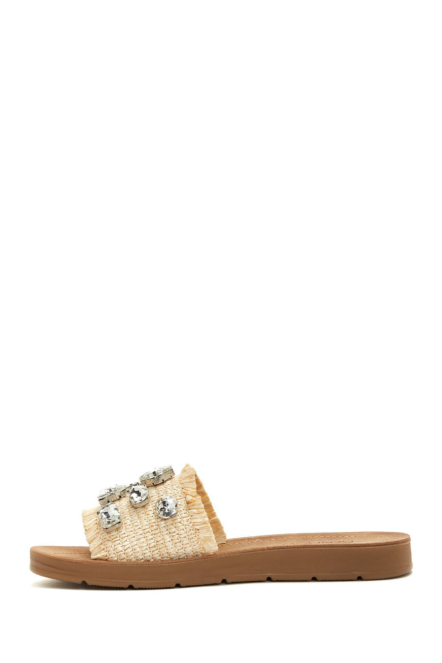 Women's Beige Stone Knitted Slippers