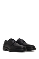 Male Black Lace-up Leather Casual Shoes | Derimod