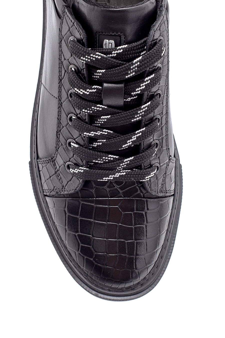 Men's Leather Crocodile Pattern Sneaker