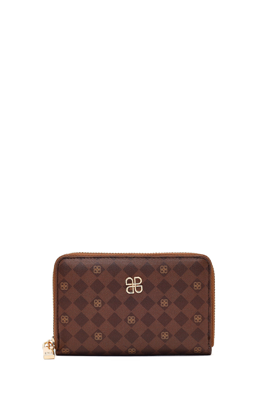 Woman Brown Printed Wallet 000A2D565026 | Derimod