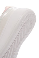 Women's White Lace-Up Thick Soled Sneaker | Derimod