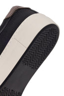 Kadın Siyah Bağcıklı Deri Sneaker | Derimod