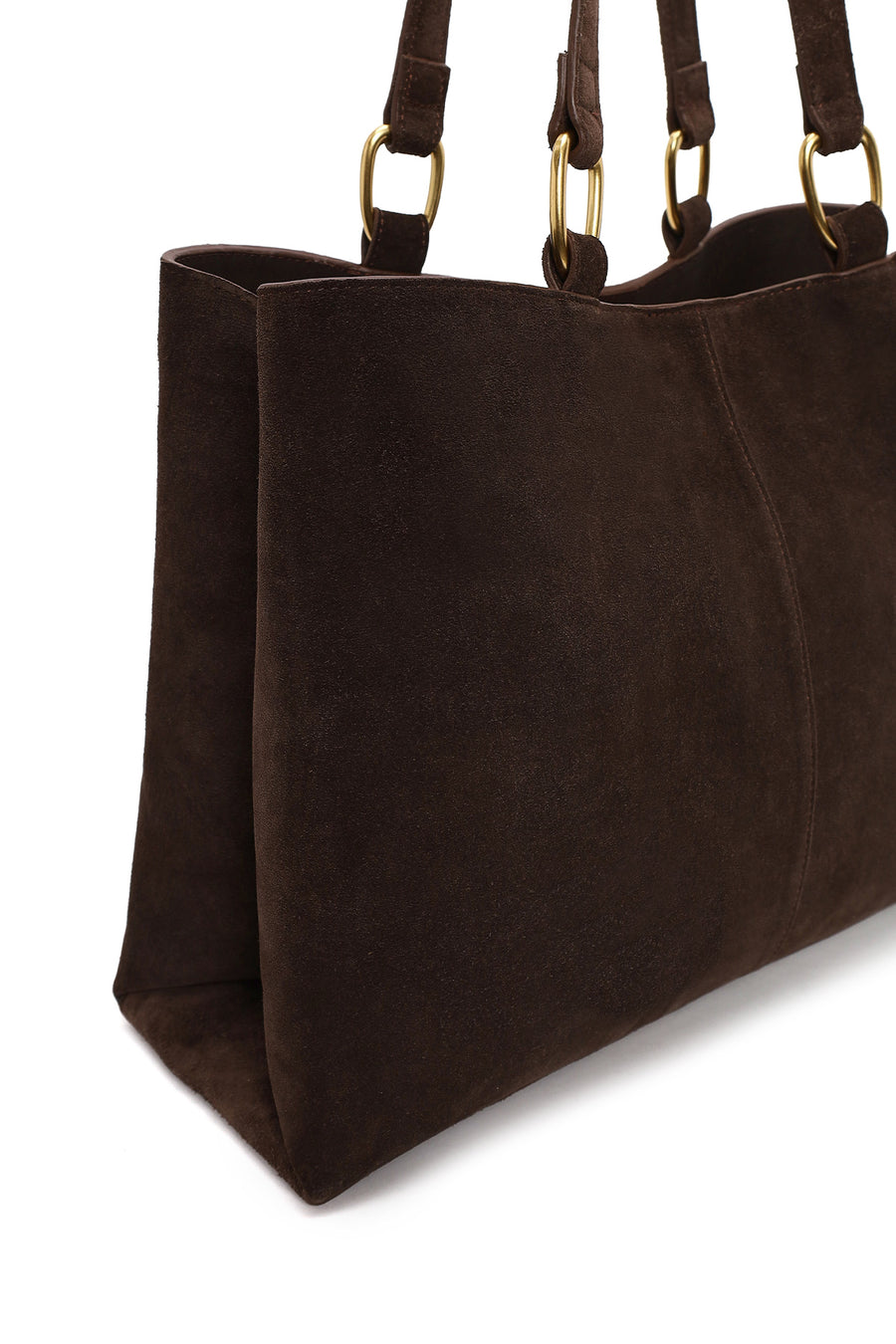 Woman Brown Suede Casual Bag