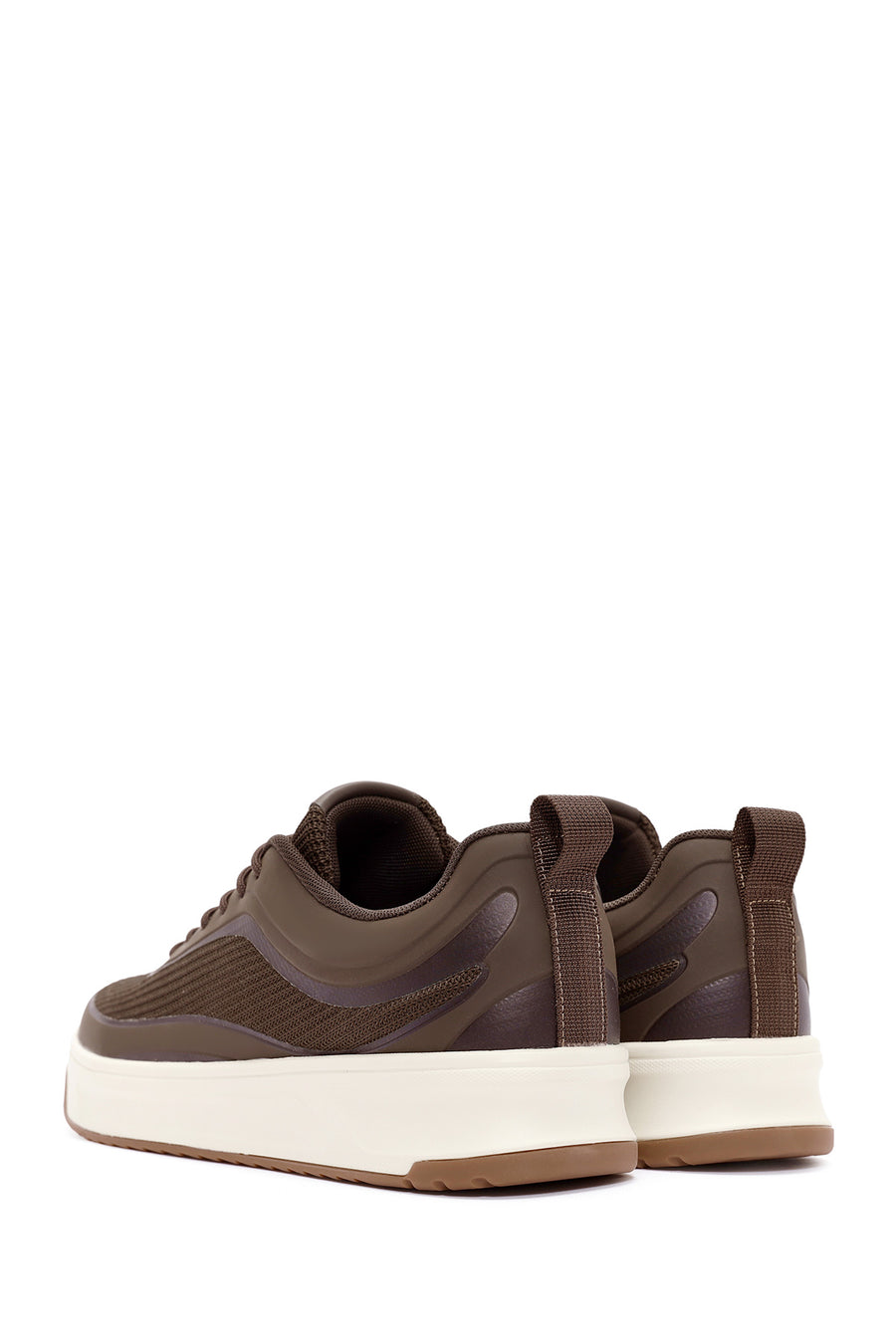 ACBC x Derimod Men's Brown Lace-Up Sneakers