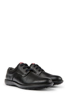 Camper Men's Black Atom Work Leather Casual Shoes | Derimod