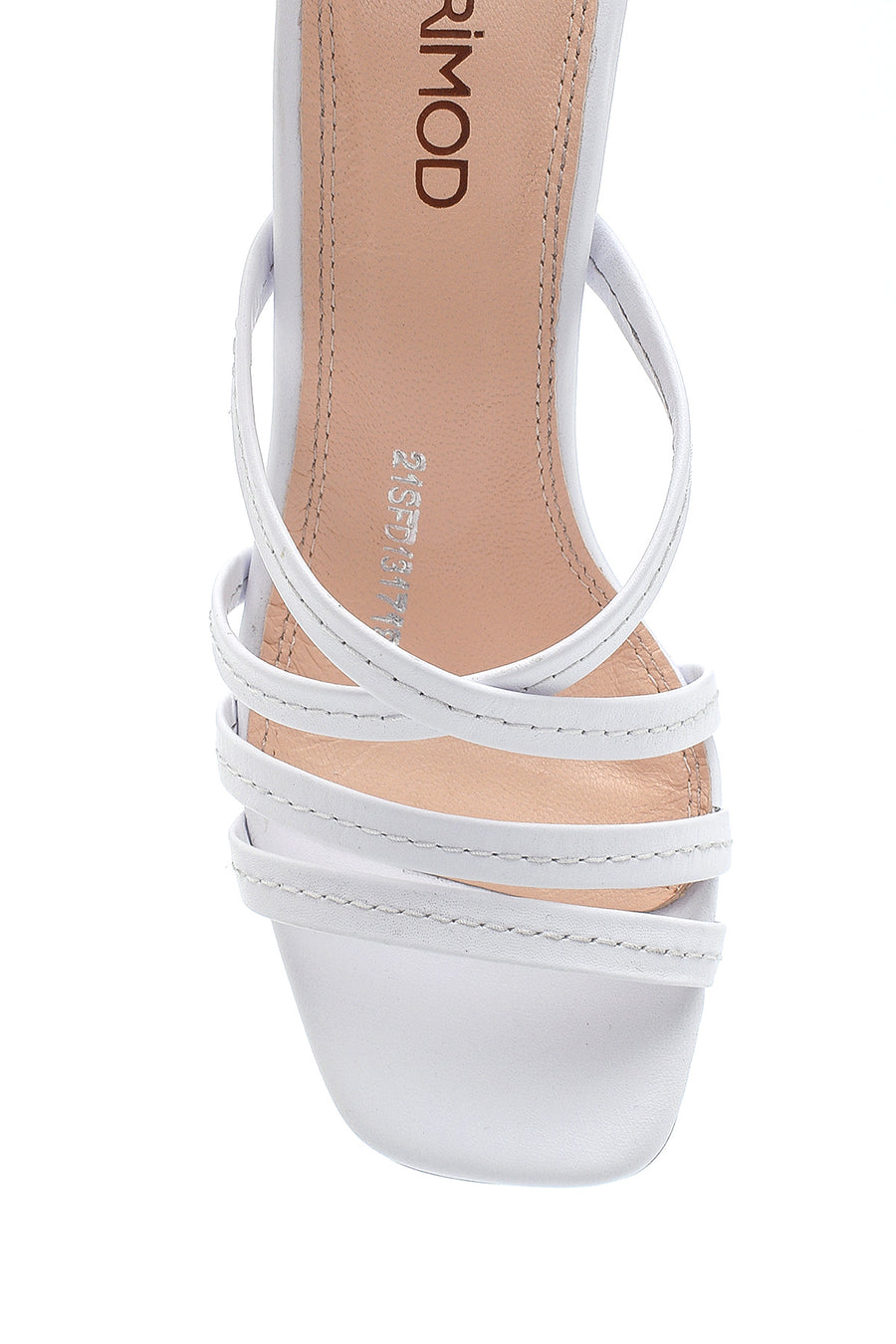Women's Leather Heeled Slippers