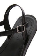 Women's Black Ankle Strap Comfort Sandals | Derimod