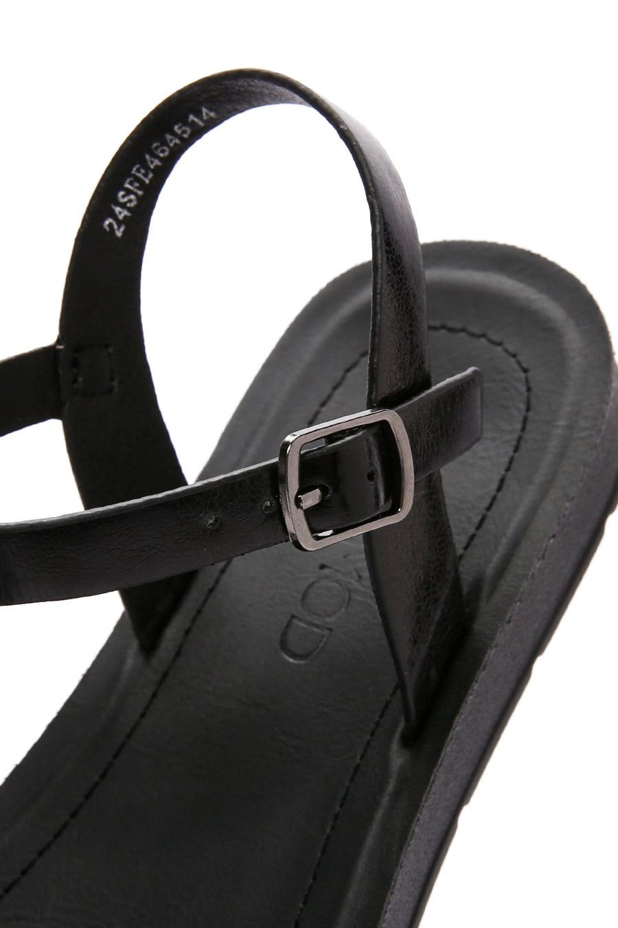 Women's Black Ankle Strap Comfort Sandals