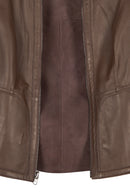 Lucy Kadın Gri Çift Taraflı Deri Süet Ceket | Derimod