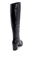 Women's Leather Heeled Boots | Derimod