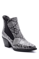 Women's Snakeskin Detailed Boots | Derimod