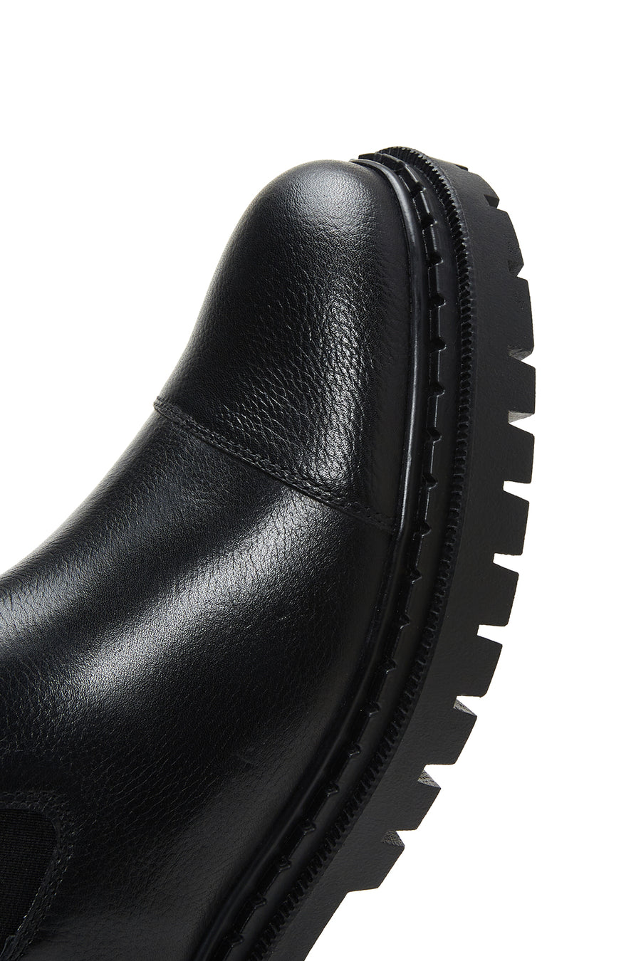 Men's Black Leather Casual Chelsea Boots