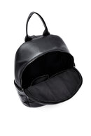 Women's Black Patterned Backpack | Derimod