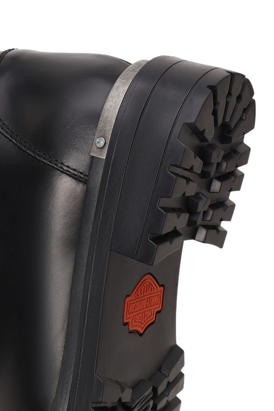 Harley Davidson Woman Black Camiel Zip Closure Leather Boots