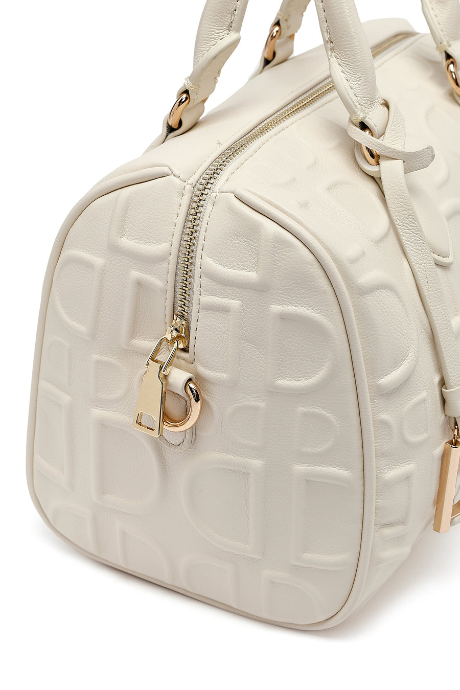 Women's White Long Strap Printed Shoulder Bag