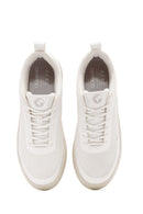 ACBC x Derimod Men's White Lace-Up Sneakers | Derimod