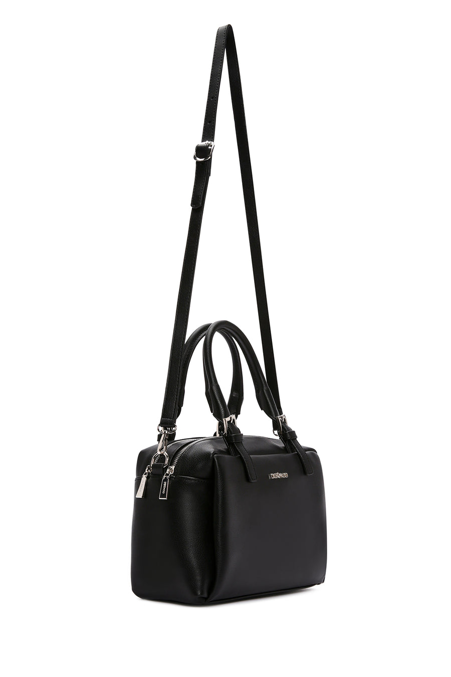 Women's Black Long Strap Shoulder Bag