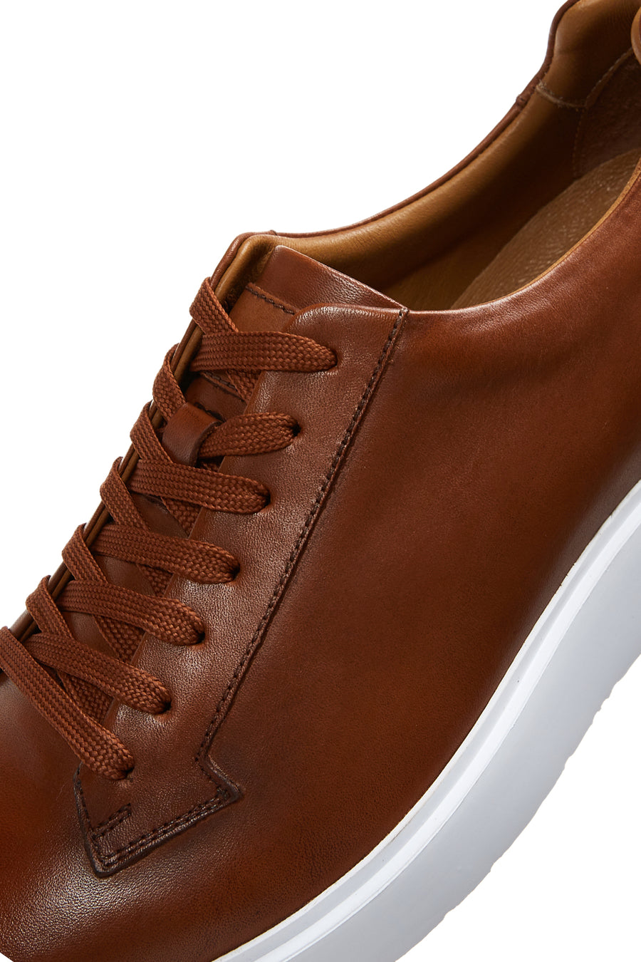 Erkek Taba Deri Sneaker