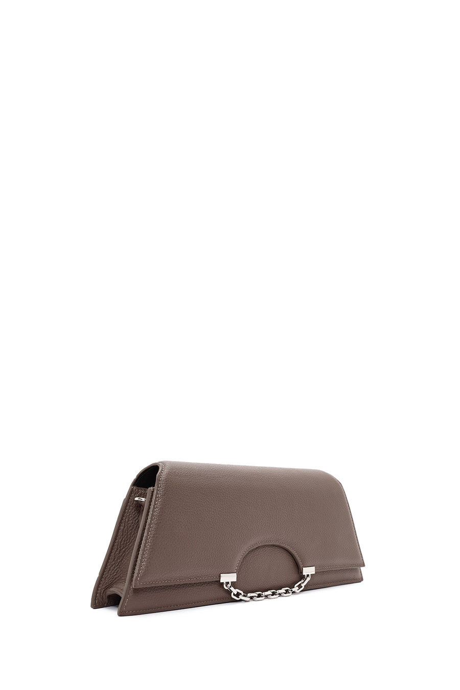 Women's Grey Chain Strap Crossbody Bag