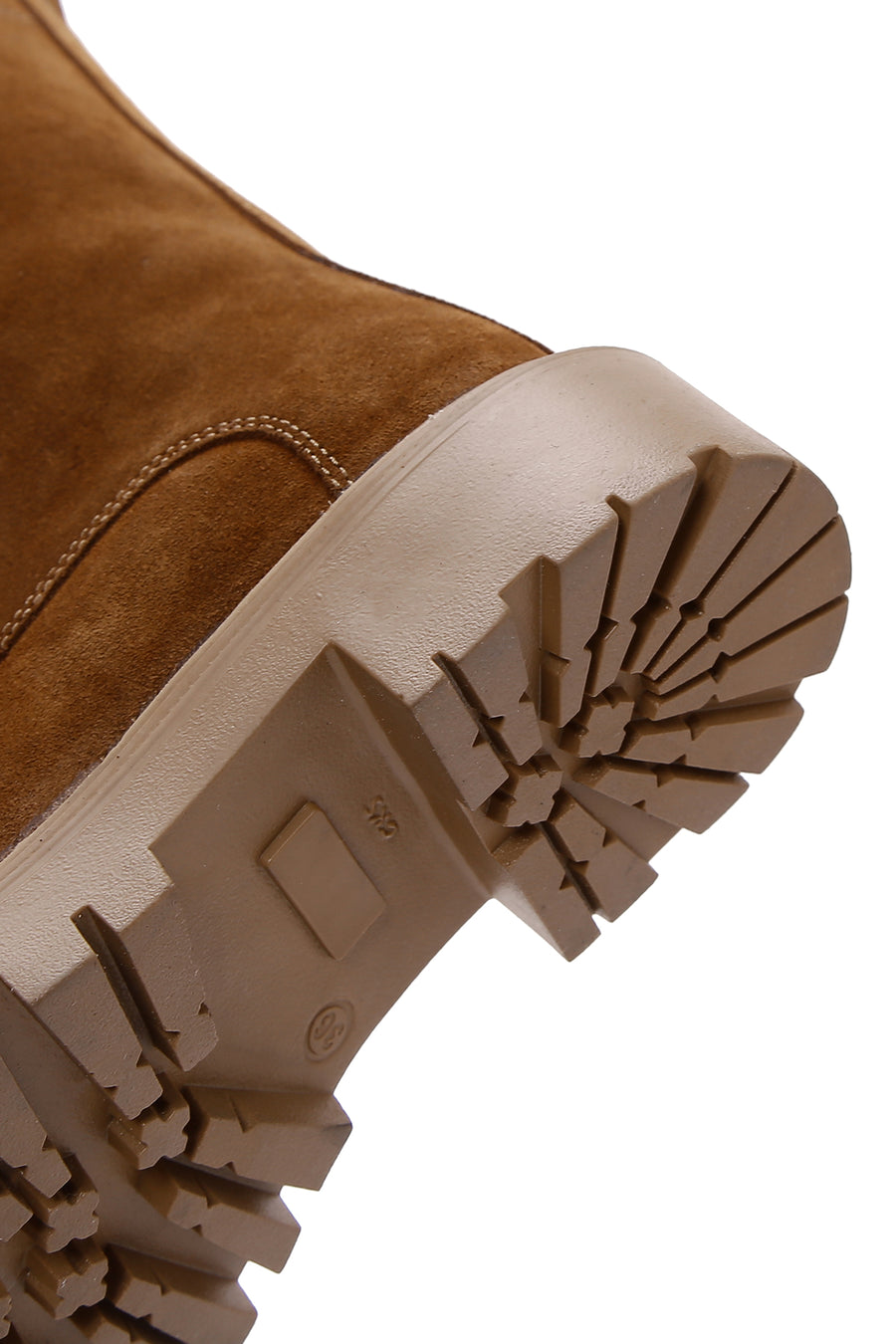 Women's Tan Suede Leather Boots
