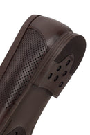 Men's Brown Buckle Leather Casual Loafer | Derimod