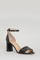 Patent Leather Women's Heeled Sandals | Derimod