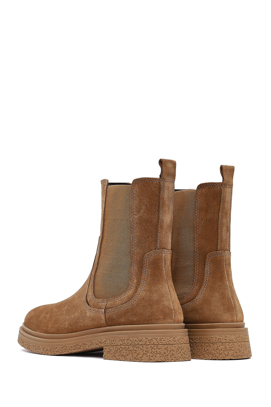 Women's Mink Suede Leather Chelsea Boot