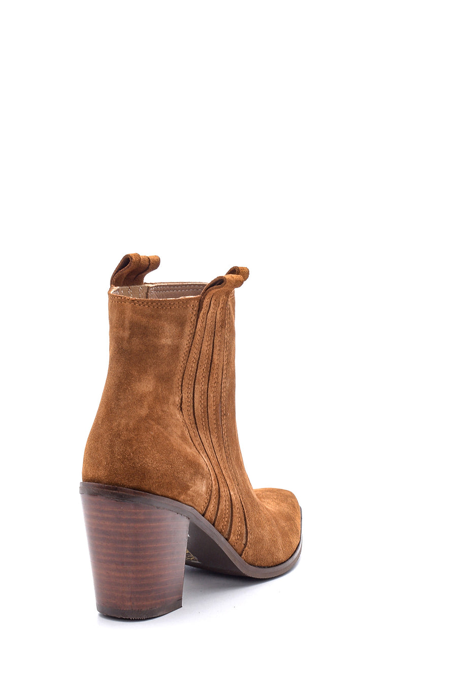 Women's Heeled Suede Leather Boots