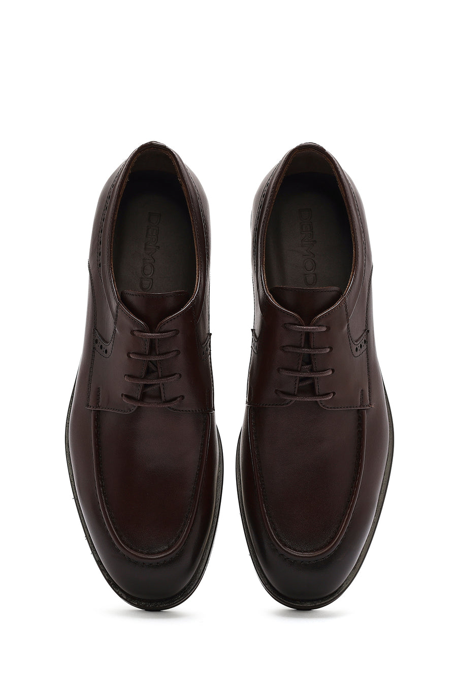 
Men's Brown Lace-Up Leather Classic Shoes
